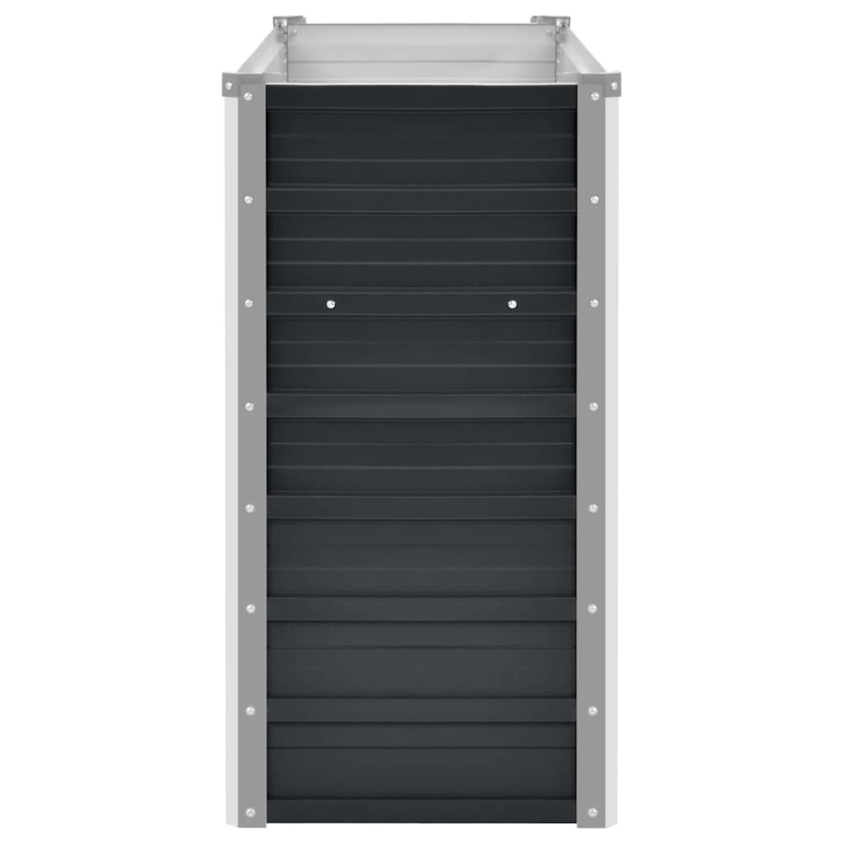 vidaXL Ζαρντινιέρα Υπερυψωμένη Ανθρακί 100x40x77 εκ. Γαλβαν. Χάλυβας