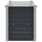 vidaXL Ζαρντινιέρα Υπερυψωμένη Ανθρακί 100x40x45 εκ. Γαλβαν. Χάλυβας