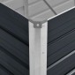 vidaXL Ζαρντινιέρα Υπερυψωμένη Ανθρακί 100x40x45 εκ. Γαλβαν. Χάλυβας