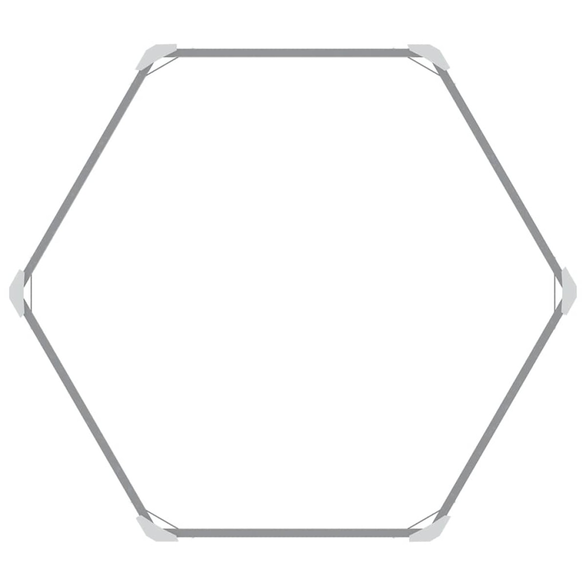 vidaXL Ζαρντινιέρα Υπερυψωμένη Ανθρακί 129x129x77 εκ. Γαλβαν. Χάλυβας