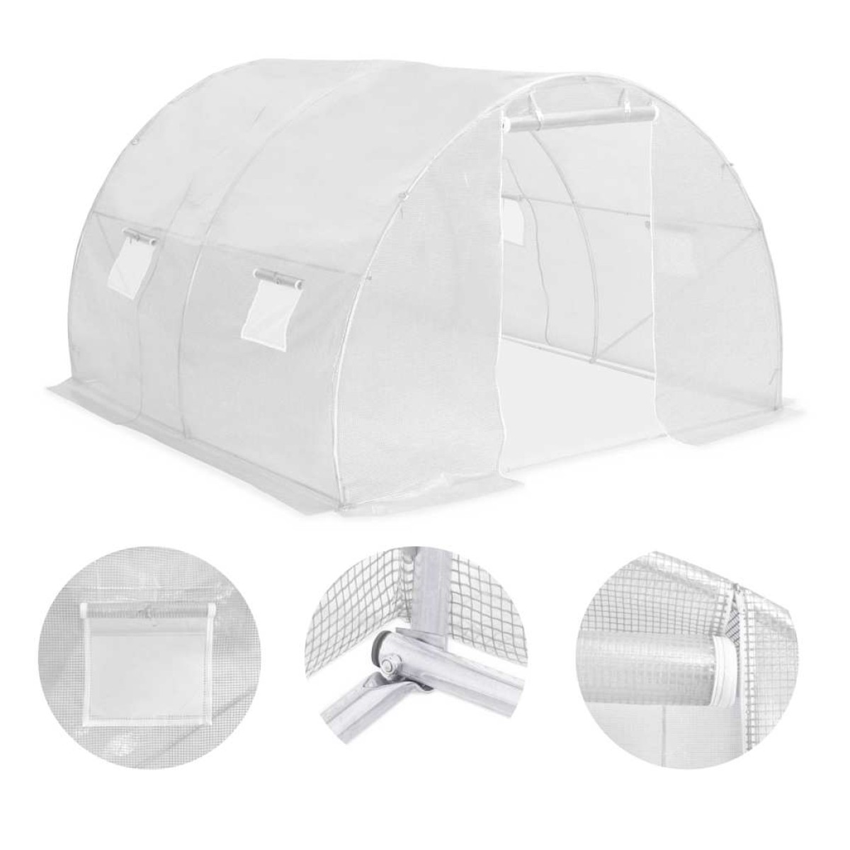 vidaXL Θερμοκήπιο 9 μ² 300 x 300 x 200 εκ.