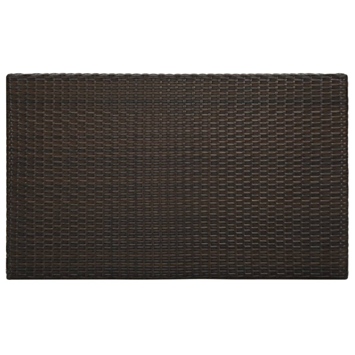 vidaXL Τραπέζι Μπαρ Κήπου Καφέ 100x60,5x110,5 εκ. από Συνθετικό Ρατάν