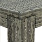vidaXL Τραπέζι Μπαρ Κήπου Γκρι 100x60,5x110,5 εκ. από Συνθετικό Ρατάν
