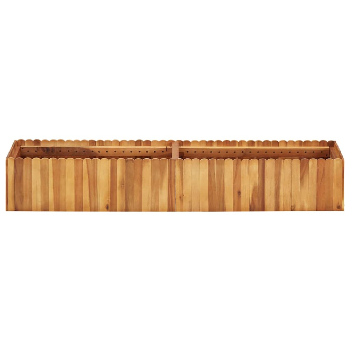 vidaXL Ζαρντινιέρα Υπερυψωμένη 150 x 30 x 25 εκ. Μασίφ Ξύλο Ακακίας