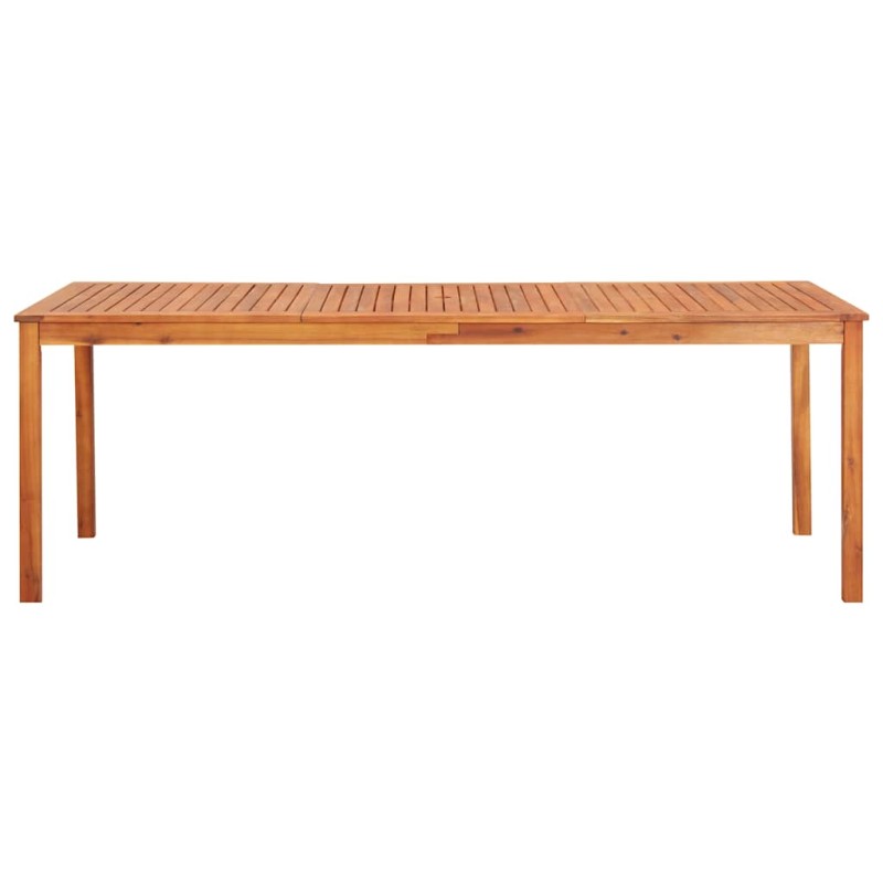 vidaXL Τραπέζι Κήπου 215 x 90 x 74 εκ. από Μασίφ Ξύλο Ακακίας