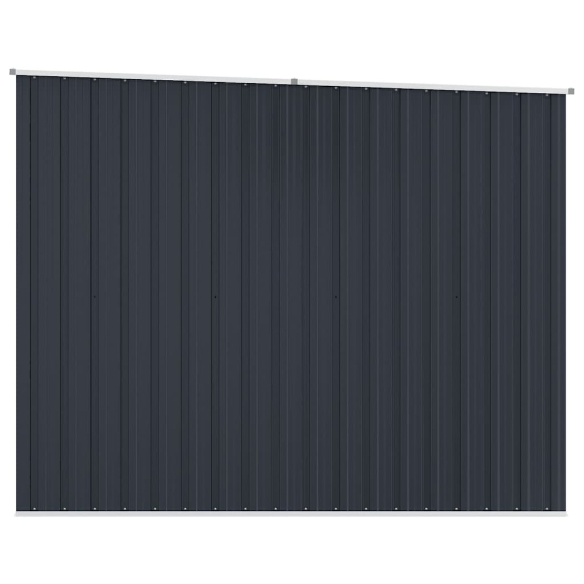 vidaXL Αποθήκη Κήπου Ανθρακί 195x198x159 εκ. από Γαλβανισμένο Ατσάλι