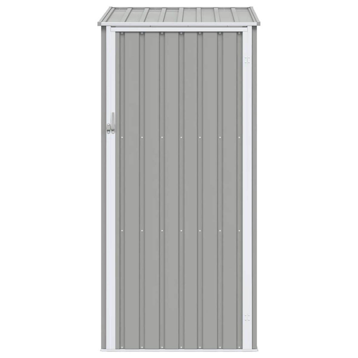vidaXL Αποθήκη Κήπου Γκρι 87 x 98 x 159 εκ. από Γαλβανισμένο Ατσάλι