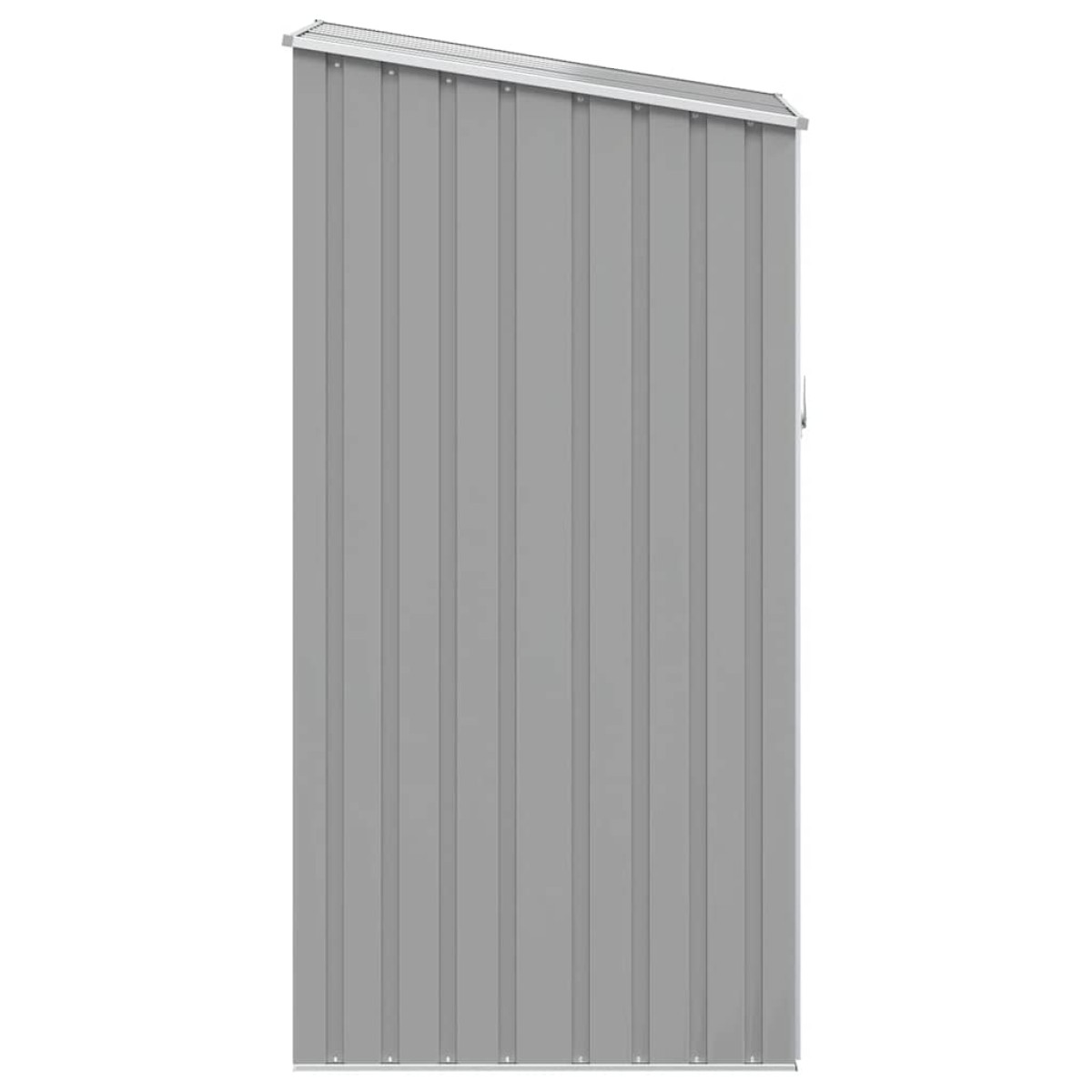 vidaXL Αποθήκη Κήπου Γκρι 87 x 98 x 159 εκ. από Γαλβανισμένο Ατσάλι