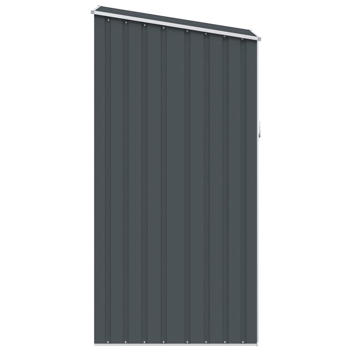 vidaXL Αποθήκη Κήπου Ανθρακί 87 x 98 x 159 εκ. από Γαλβανισμένο Ατσάλι