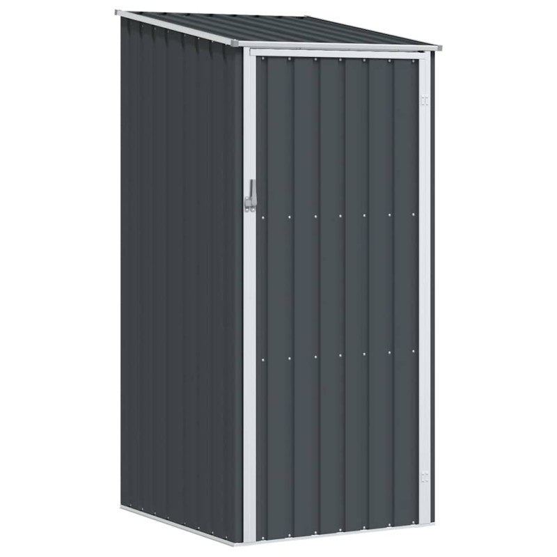 vidaXL Αποθήκη Κήπου Ανθρακί 87 x 98 x 159 εκ. από Γαλβανισμένο Ατσάλι