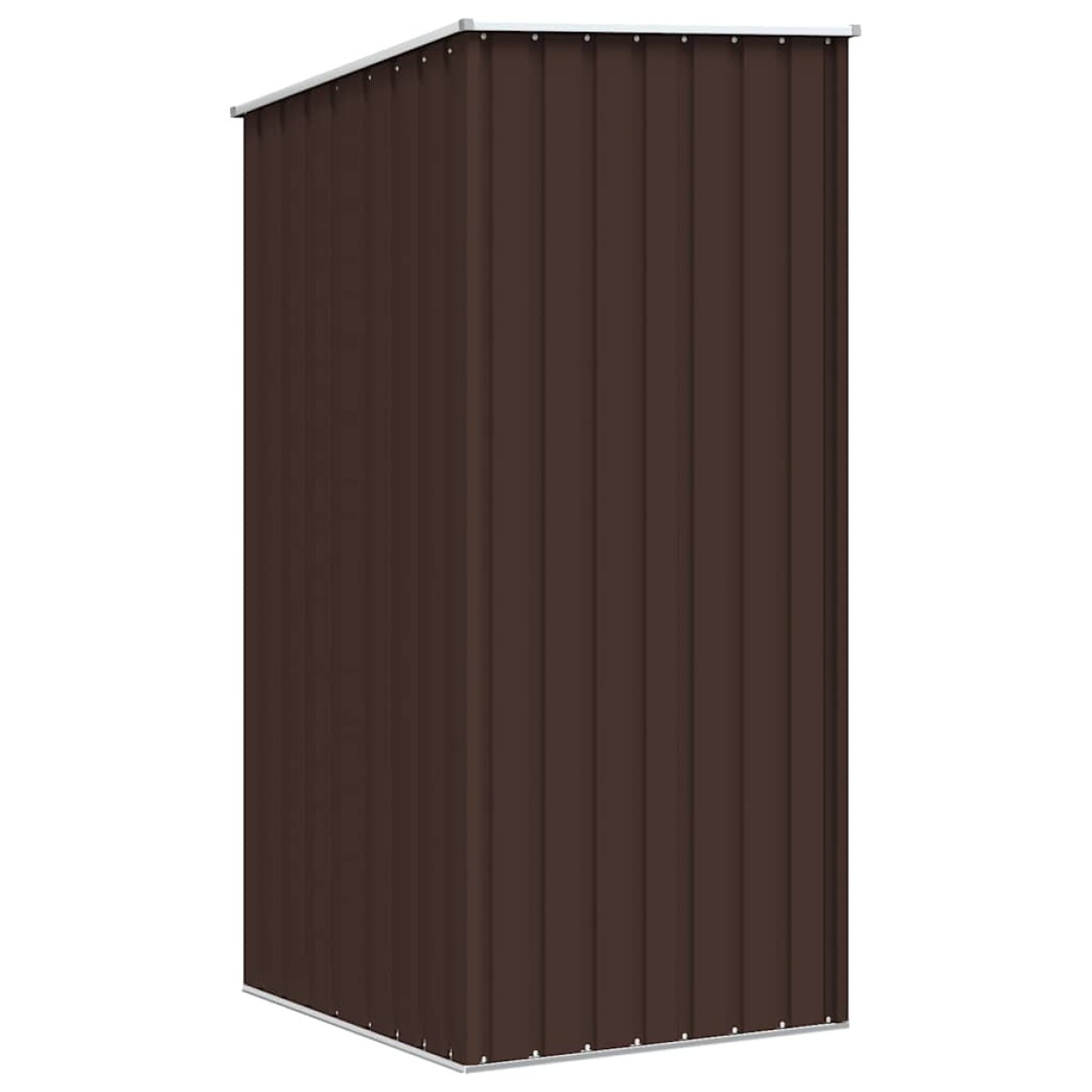 vidaXL Αποθήκη Κήπου Καφέ 87 x 98 x 159 εκ. από Γαλβανισμένο Ατσάλι