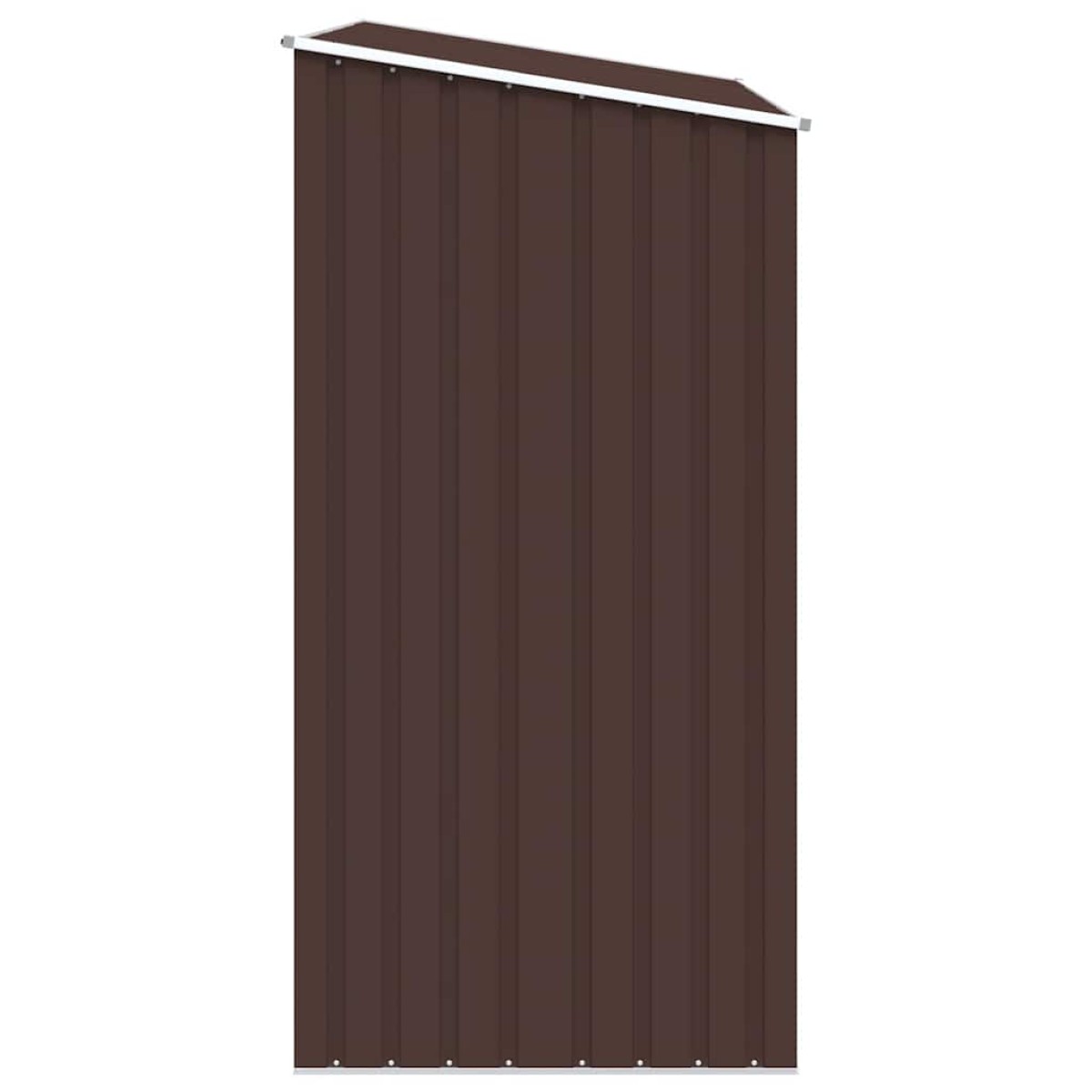 vidaXL Υπόστεγο Ξύλων/Αποθήκη Κήπου Καφέ 245x98x159 εκ. Γαλβ. Ατσάλι