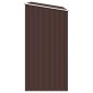 vidaXL Υπόστεγο Ξύλων/Αποθήκη Κήπου Καφέ 245x98x159 εκ. Γαλβ. Ατσάλι