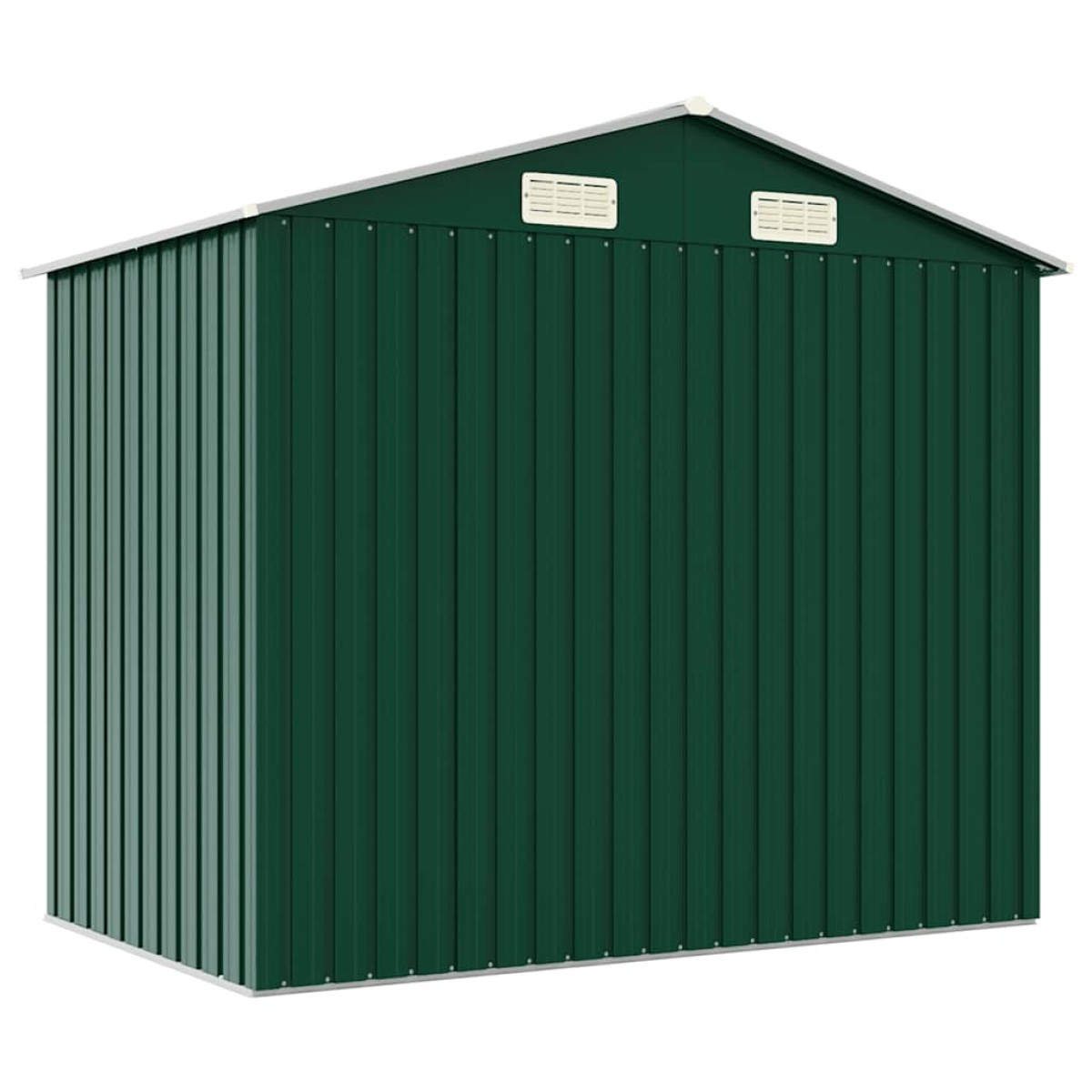 vidaXL Αποθήκη Κήπου Πράσινη 205 x 129 x 183 εκ. Γαλβανισμένο Ατσάλι