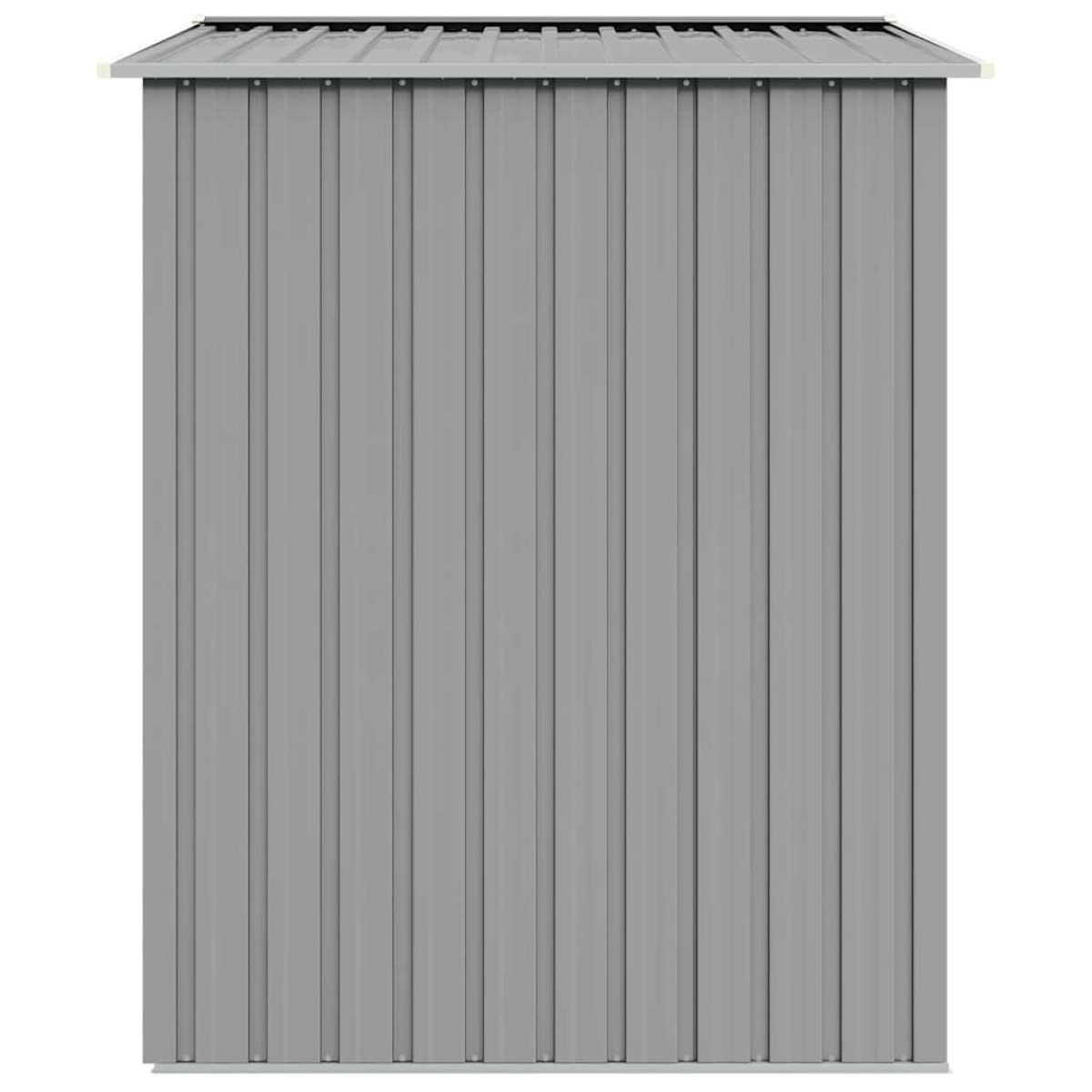 vidaXL Αποθήκη Κήπου Γκρι 205 x 129 x 183 εκ. από Γαλβανισμένο Ατσάλι