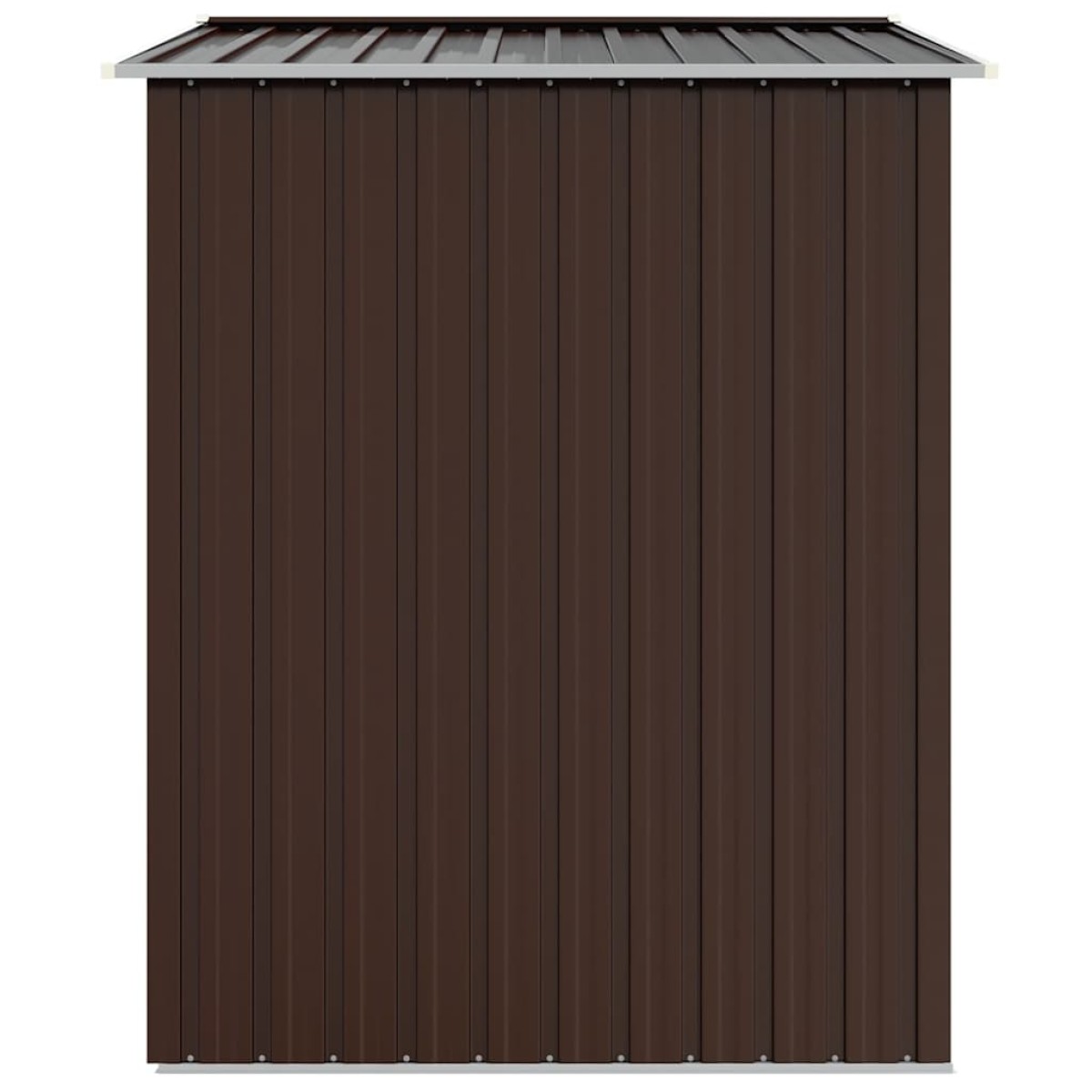 vidaXL Αποθήκη Κήπου Καφέ 205 x 129 x 183 εκ. από Γαλβανισμένο Ατσάλι