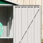 vidaXL Αποθήκη Κήπου Πράσινη 116x45x175 εκ. από Γαλβανισμένο Ατσάλι