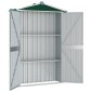 vidaXL Αποθήκη Κήπου Πράσινη 116x45x175 εκ. από Γαλβανισμένο Ατσάλι