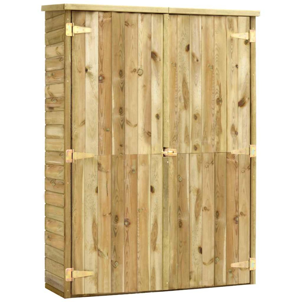 vidaXL Αποθήκη Εργαλείων Κήπου 123x50x171 εκ. Εμποτισμένο Ξύλο Πεύκου