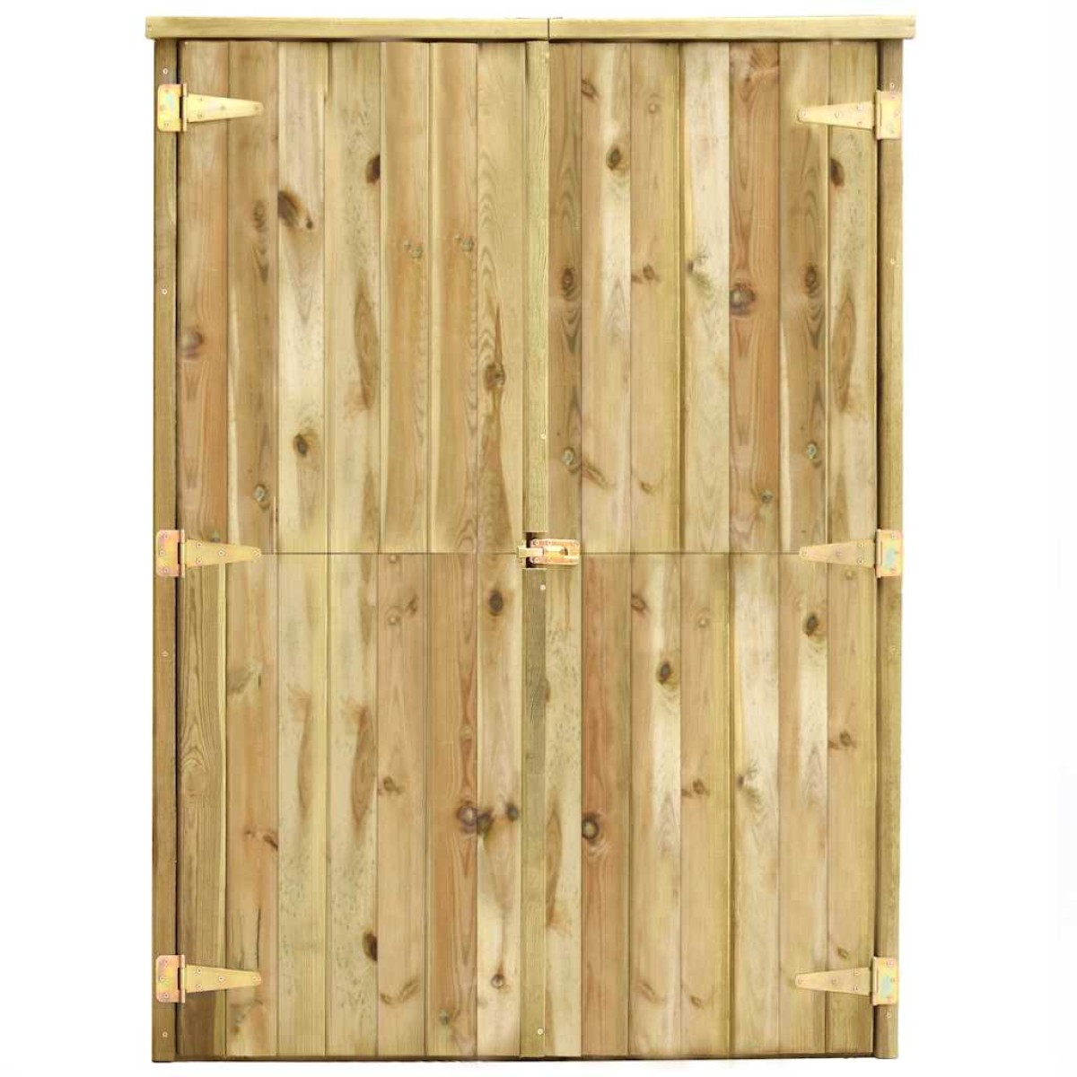 vidaXL Αποθήκη Εργαλείων Κήπου 123x50x171 εκ. Εμποτισμένο Ξύλο Πεύκου