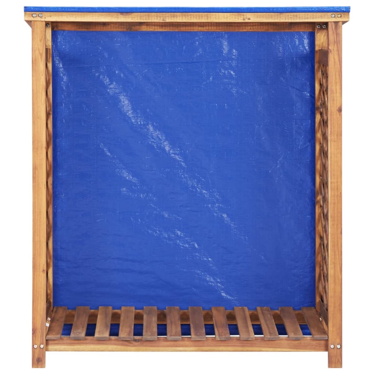 vidaXL Υπόστεγο Αποθήκ. Καυσόξυλων 105x38x115 εκ. Μασίφ Ξύλο Ακακίας