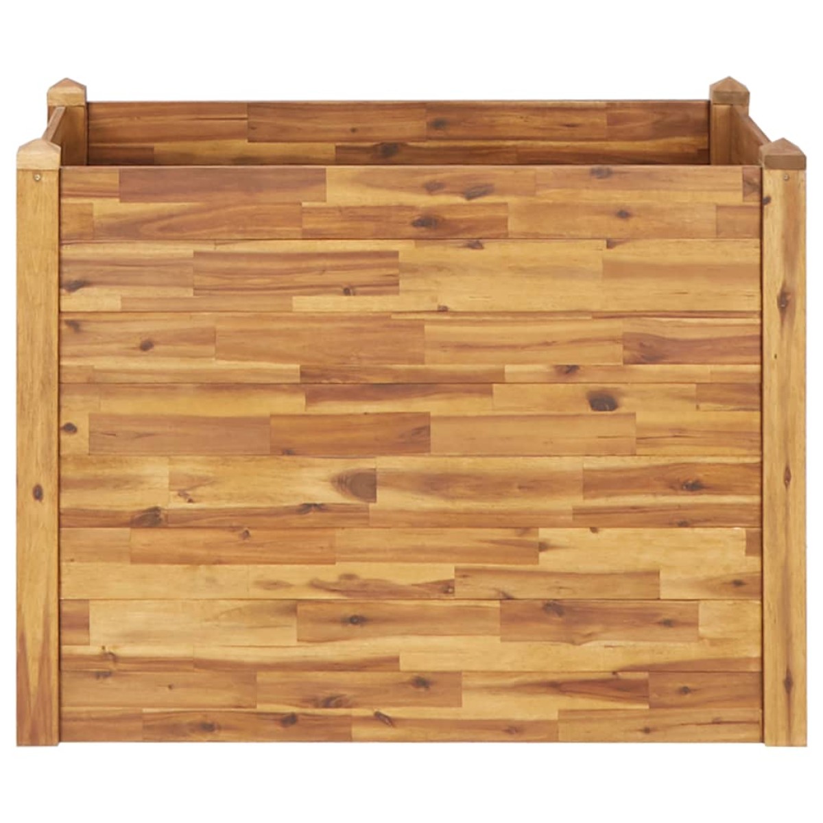vidaXL Ζαρντινιέρα Υπερυψωμένη 110 x 60 x 84 εκ. Μασίφ Ξύλο Ακακίας