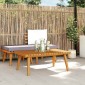 vidaXL Τραπεζάκι Σαλονιού Κήπου 90 x 55 x 35 εκ. Μασίφ Ξύλο Ακακίας