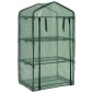 vidaXL Μίνι Θερμοκήπιο με 3 Ράφια 69 x 49 x 125 εκ.