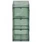 vidaXL Μίνι Θερμοκήπιο με 3 Ράφια 69 x 49 x 125 εκ.