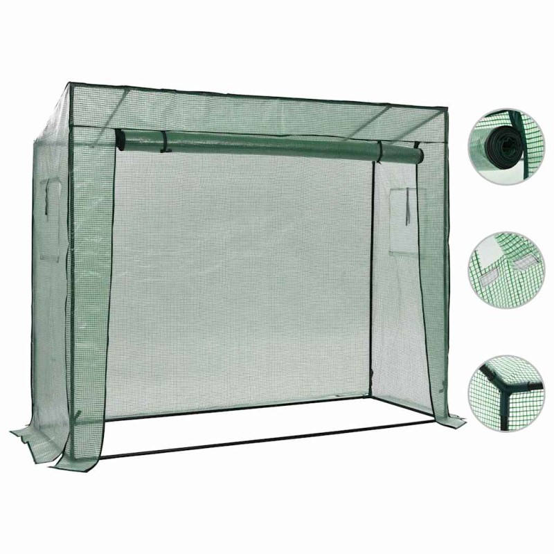 vidaXL Θερμοκήπιο Walk-in 200 x 80 x 173 εκ.