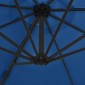 vidaXL Ομπρέλα Κρεμαστή Αζούρ Μπλε 300 εκ. με Ατσάλινο Ιστό