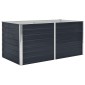 vidaXL Ζαρντινιέρα Ψηλή Ανθρακί 160x80x45 εκ. Γαλβανισμένος Χάλυβας