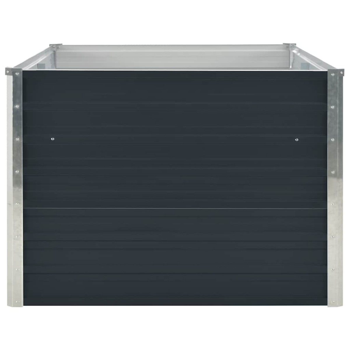vidaXL Ζαρντινιέρα Ψηλή Ανθρακί 160x80x45 εκ. Γαλβανισμένος Χάλυβας