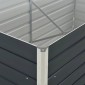 vidaXL Ζαρντινιέρα Ψηλή Ανθρακί 160x80x45 εκ. Γαλβανισμένος Χάλυβας