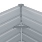 vidaXL Ζαρντινιέρα Ψηλή Ανθρακί 160x80x45 εκ. Γαλβανισμένος Χάλυβας