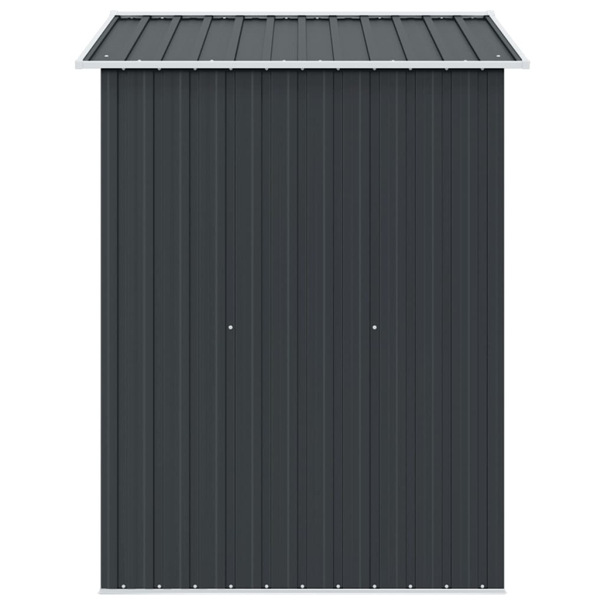 vidaXL Αποθήκη Κήπου Ανθρακί 204 x 132 x 186 εκ. Ατσάλινη