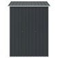 vidaXL Αποθήκη Κήπου Ανθρακί 204 x 132 x 186 εκ. Ατσάλινη