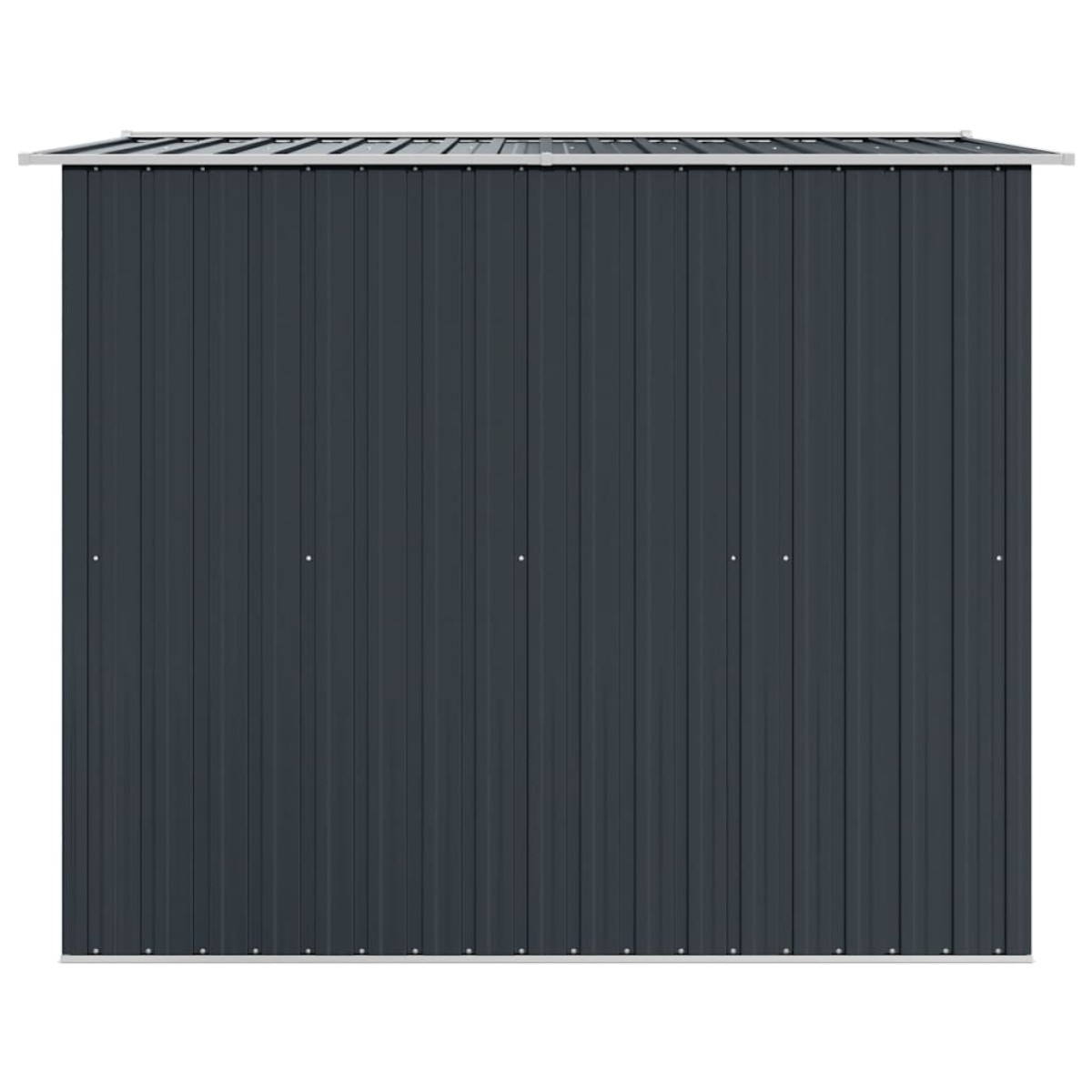 vidaXL Αποθήκη Κήπου Ανθρακί 257 x 205 x 178 εκ. Ατσάλινη