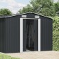 vidaXL Αποθήκη Κήπου Ανθρακί 257 x 779 x 181 εκ. Γαλβανισμένο Ατσάλι