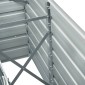 vidaXL Ζαρντινιέρα Υπερυψωμένη Πράσινη 240x40x77 εκ. Γαλβαν. Χάλυβας