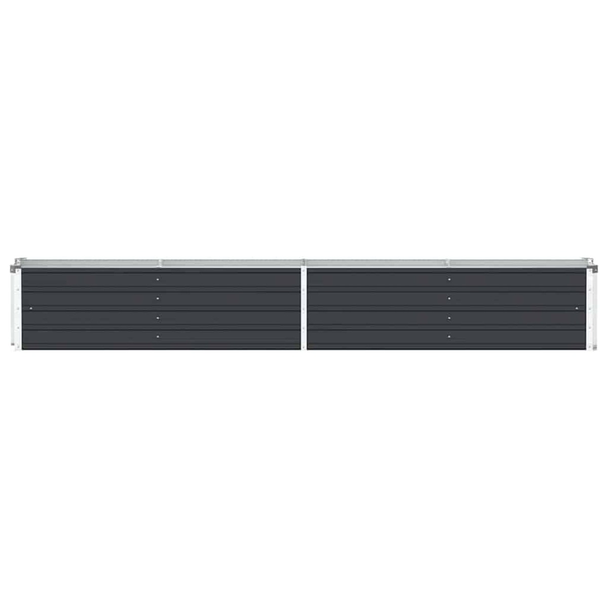vidaXL Ζαρντινιέρα Υπερυψωμένη Ανθρακί 320x40x45 εκ. Γαλβαν. Χάλυβας