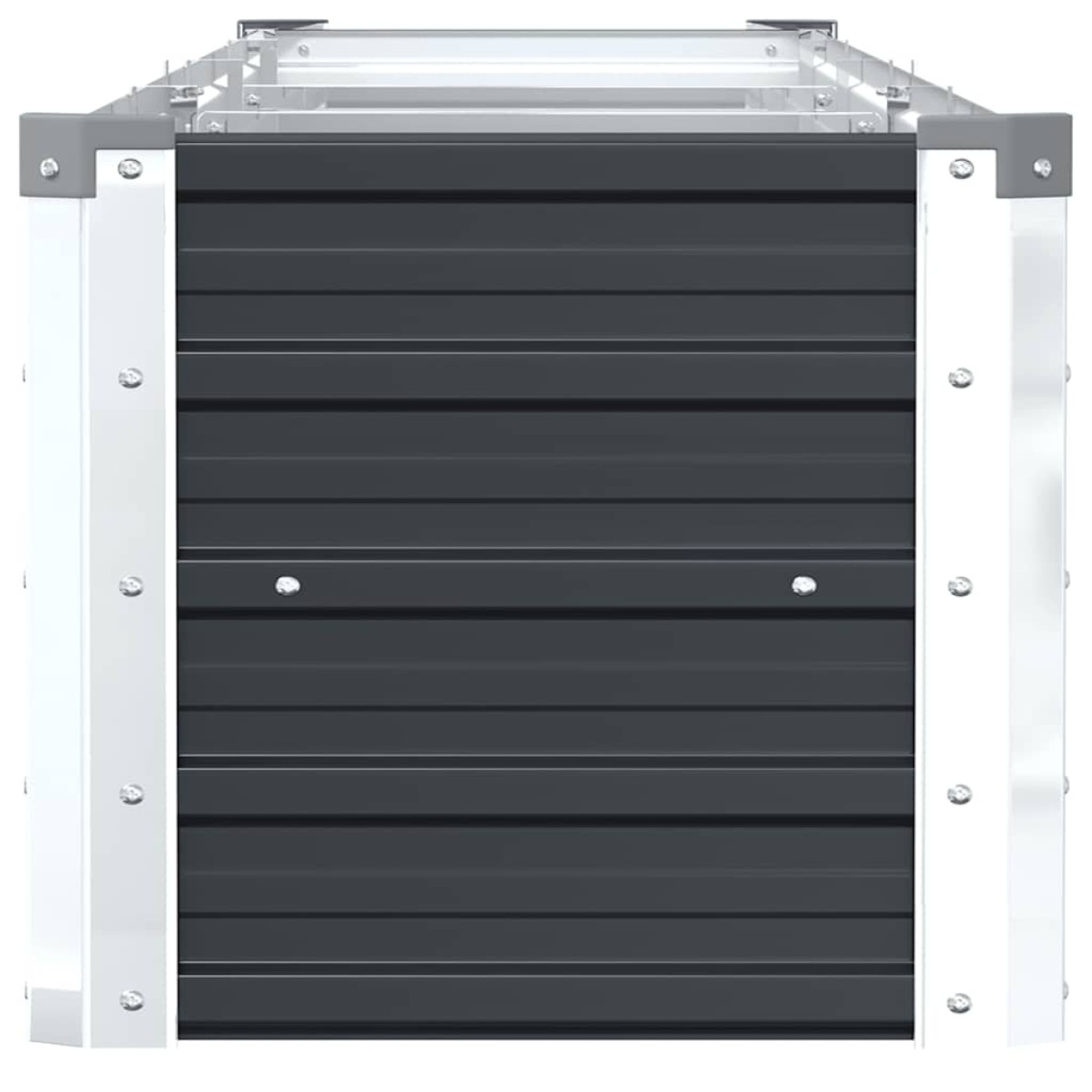 vidaXL Ζαρντινιέρα Υπερυψωμένη Ανθρακί 320x40x45 εκ. Γαλβαν. Χάλυβας