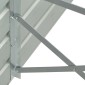 vidaXL Ζαρντινιέρα Υπερυψωμένη Πράσινη 400x80x45 εκ. Γαλβαν. Χάλυβας
