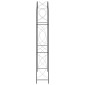 vidaXL Αψίδα Κήπου Μαύρη 150 x 34 x 240 εκ. Σιδερένια