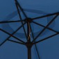 vidaXL Ομπρέλα Κήπου με LED Αζούρ 300 εκ. με Ατσάλινο Ιστό