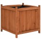 vidaXL Ζαρντινιέρες Υπερυψωμένες 2 τεμ. 50 x 50 x 50 εκ. Ξύλο Ελάτης