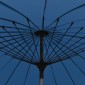 vidaXL Ομπρέλα Κήπου Αζούρ Μπλε 270 εκ. με Ιστό Αλουμινίου