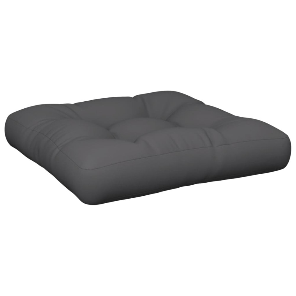vidaXL Μαξιλάρι Παλέτας Ανθρακί 60 x 61,50 x 12 εκ. Υφασμάτινο