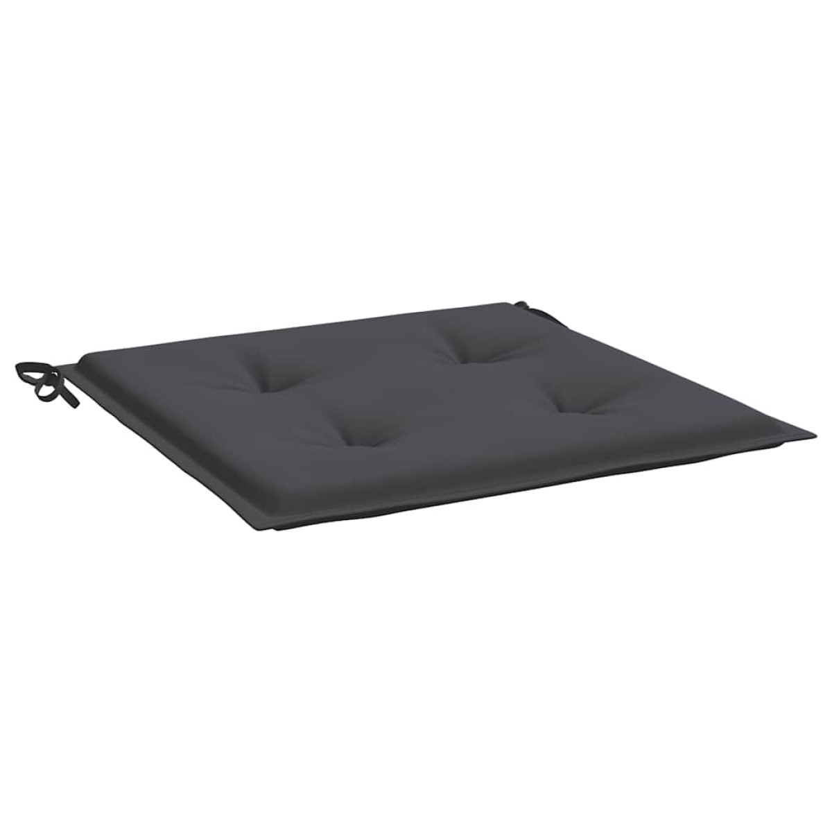 vidaXL Μαξιλάρια Καρέκλας Κήπου 4 τεμ. Ανθρακί 40x40x3 εκ. Υφασμάτινα