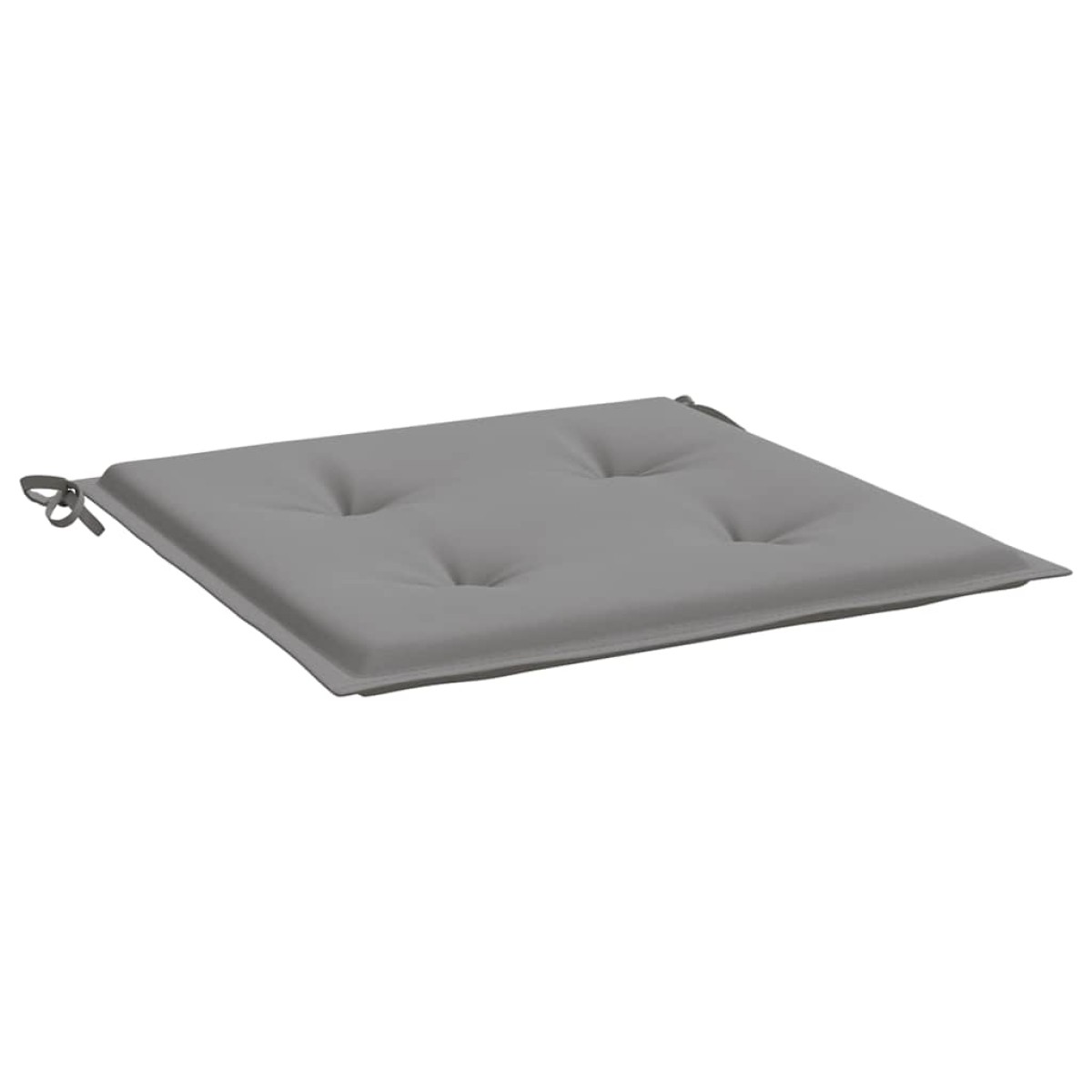 vidaXL Μαξιλάρια Καρέκλας Κήπου 4 τεμ. Γκρι 40x40x3 εκ. Υφασμάτινα